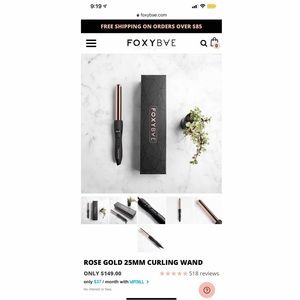 FOXYBAE 25MM Curling Wand